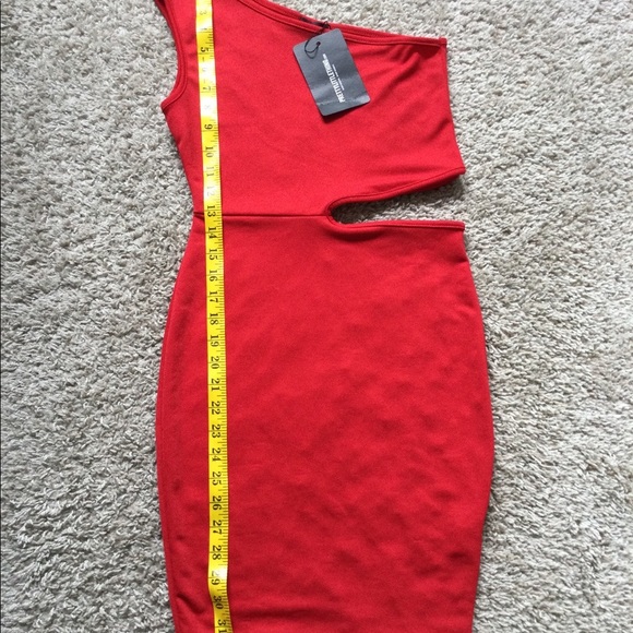 One Shoulder Cut Out Dress - Picture 7 of 16